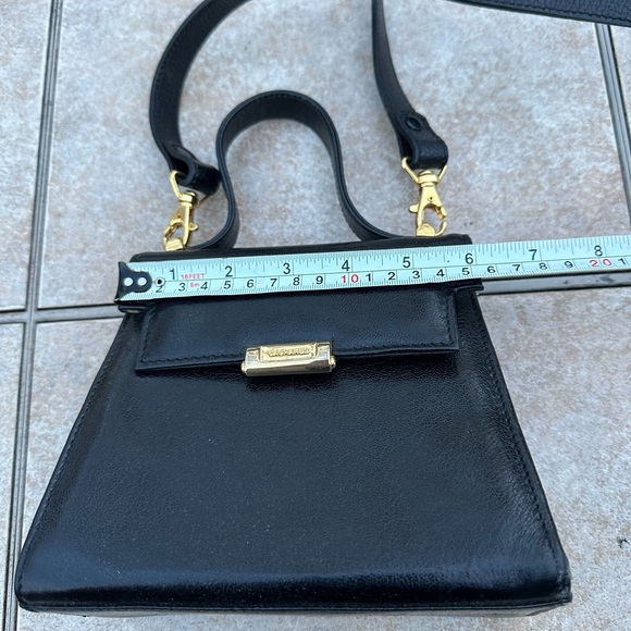 cacharel black leather crossbody - Picture 9 of 16